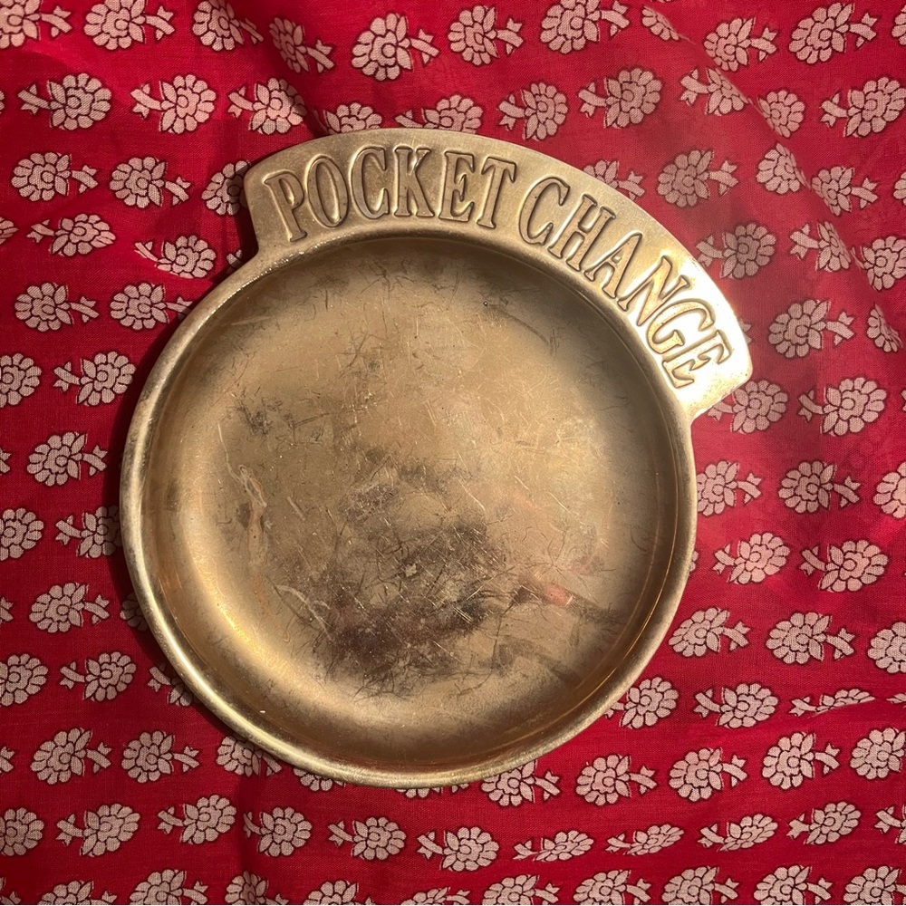 Antique Pocket Change Dish